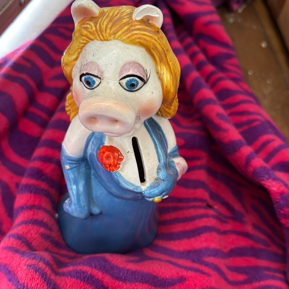 Blue and Pink Piggy Bank